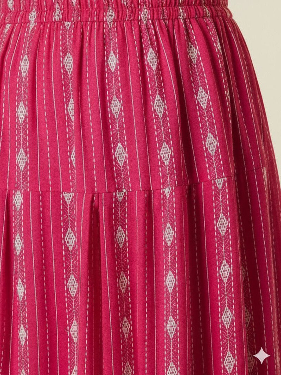 Rose Pink Embroidered Kurta Salwar Set